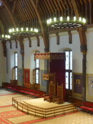 The thrones in the Ridderzaal building