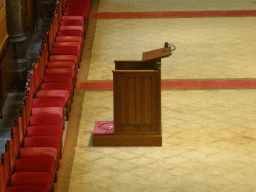 Tribune in the Ridderzaal building