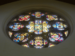 Stained glass windows in the Ridderzaal building