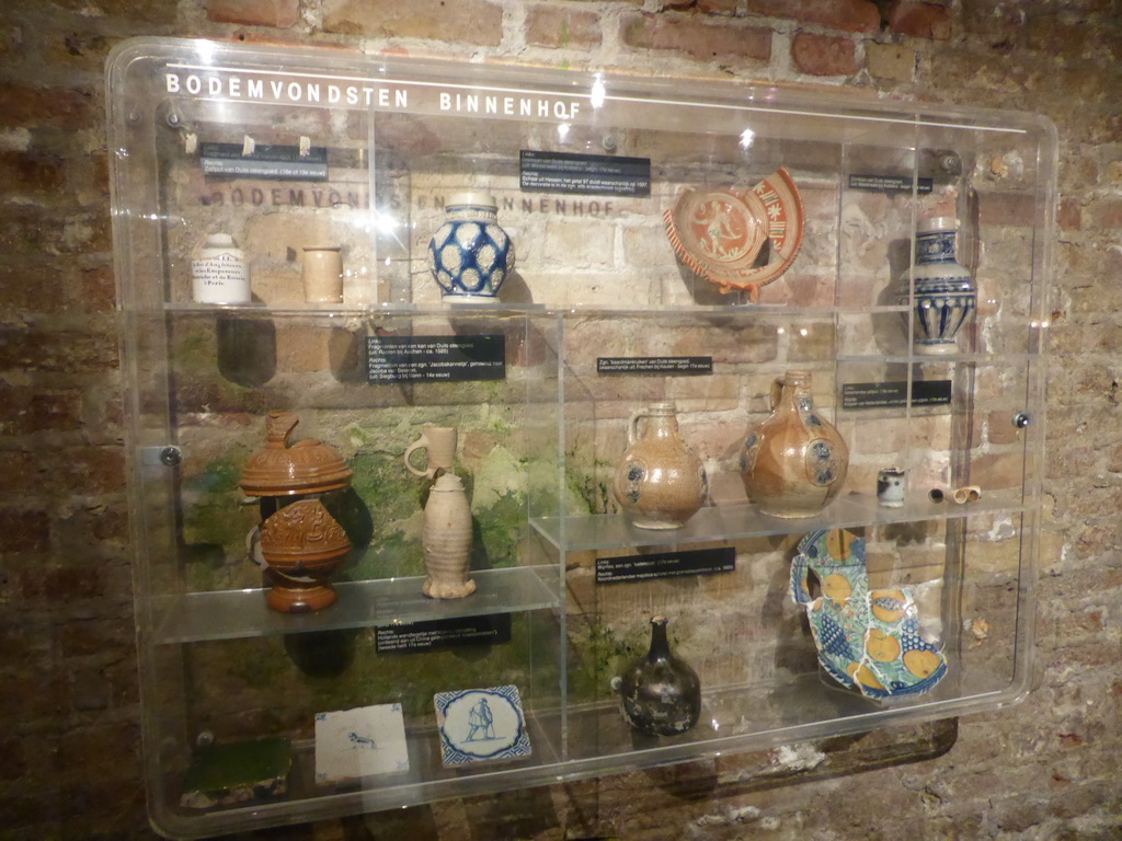 Archaeological findings from the Binnenhof square, in the Ridderzaal building