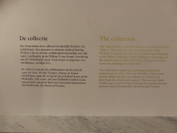 Explanation on the collection at the staircase from the First to the Second Floor at the Mauritshuis museum