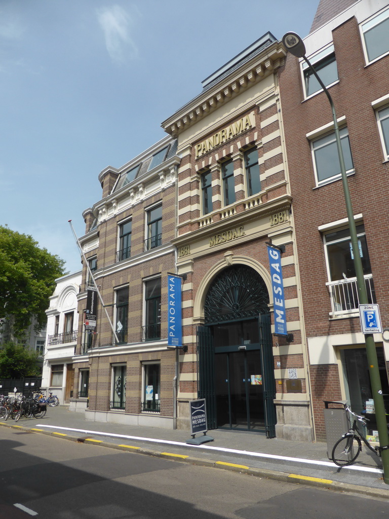 Front of the Panorama Mesdag museum at the Zeestraat street