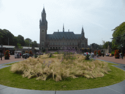 Front of the Peace Palace at the Carnegieplein square