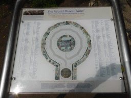 Information on the World Peace Flame at the Carnegieplein square