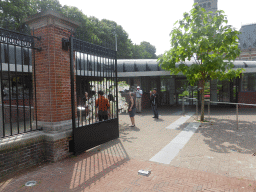 Left front entrance to the Peace Palace