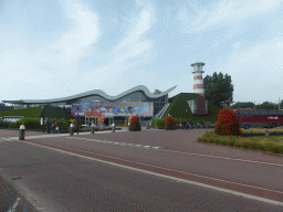 Main entrance of the Madurodam miniature park at the George Maduroplein square