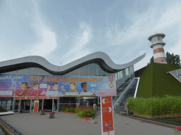 Main entrance of the Madurodam miniature park at the George Maduroplein square