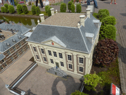 Scale model of the Mauritshuis museum of The Hague at the Madurodam miniature park