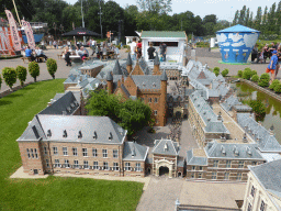 Scale model of the Binnenhof buildings of The Hague at the Madurodam miniature park