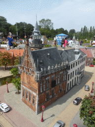 Scale model of the City Hall of Kampen at the Madurodam miniature park