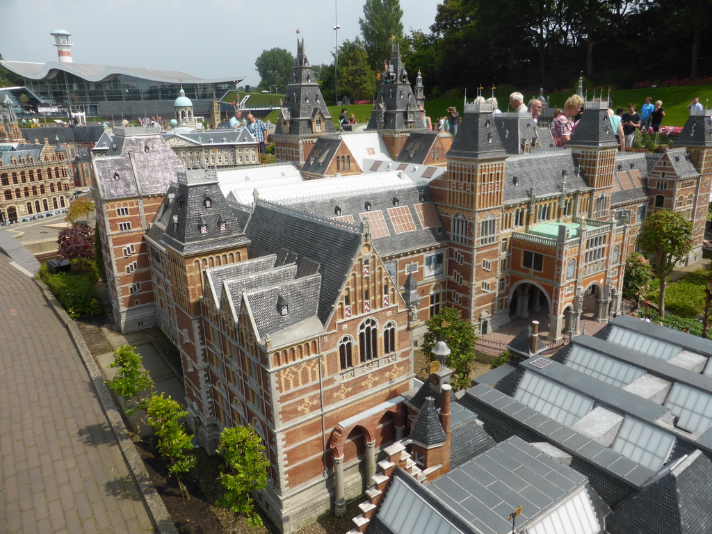 Scale model of the Rijksmuseum of Amsterdam at the Madurodam miniature park