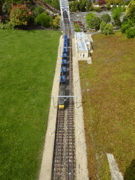 Scale model of a railway at the Madurodam miniature park