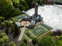 Scale model of the Jachthuis Sint Hubertus building of Hoenderloo at the Madurodam miniature park