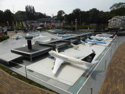 Scale model of Schiphol Airport at the Madurodam miniature park