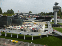 Scale model of Schiphol Airport at the Madurodam miniature park