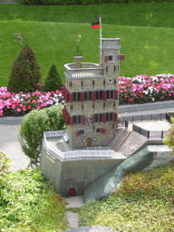 Scale model of the Belvédère tower of Nijmegen at the Madurodam miniature park