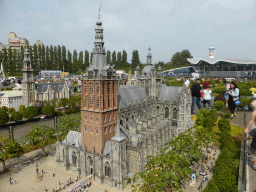 Scale model of the St. John`s Cathedral of Den Bosch at the Madurodam miniature park