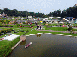 The center part of the Madurodam miniature park, viewed from the south road