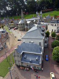 Scale models of the Basilica of Our Lady of Maastricht, the Dom Tower of Utrecht and other buildings at the Madurodam miniature park