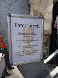Information on the `Fantasitron` attraction at the Madurodam miniature park