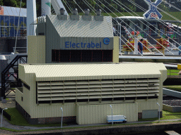 Scale model of the Electrabel power plant of Nijmegen at the Madurodam miniature park
