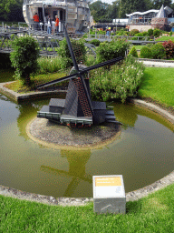 Scale model of the Paltrokmolen sawmill `De Held Jozua` of Zaandam at the Madurodam miniature park