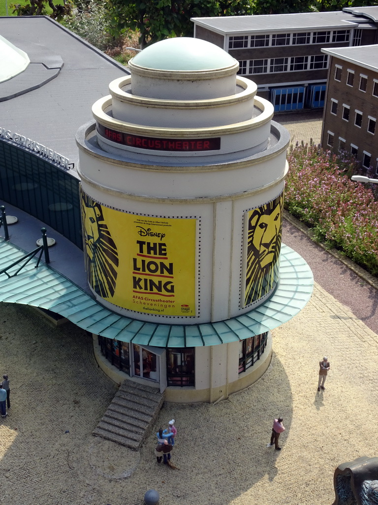 Scale model of the Circustheater of Scheveningen at the Madurodam miniature park