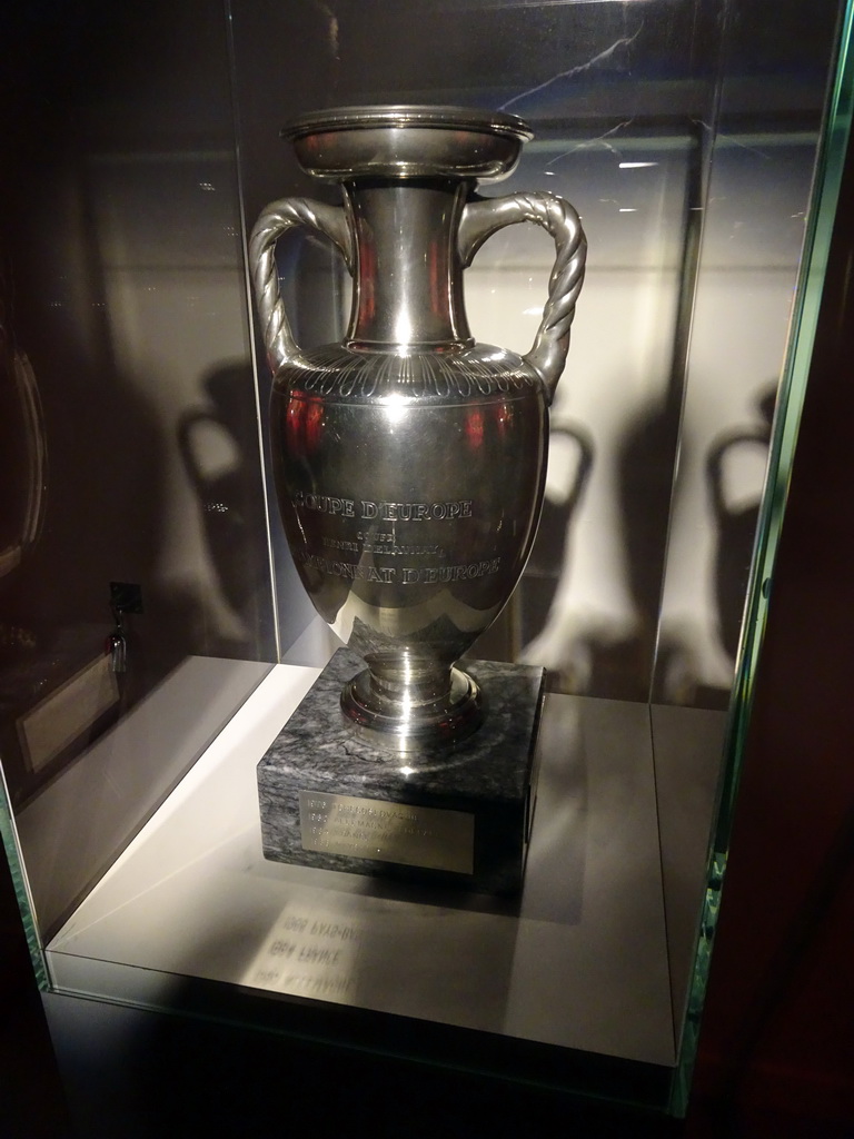 The Cup of the 1988 European Championship Soccer, in the `Zo Groot Is Oranje` attraction at the Madurodam miniature park