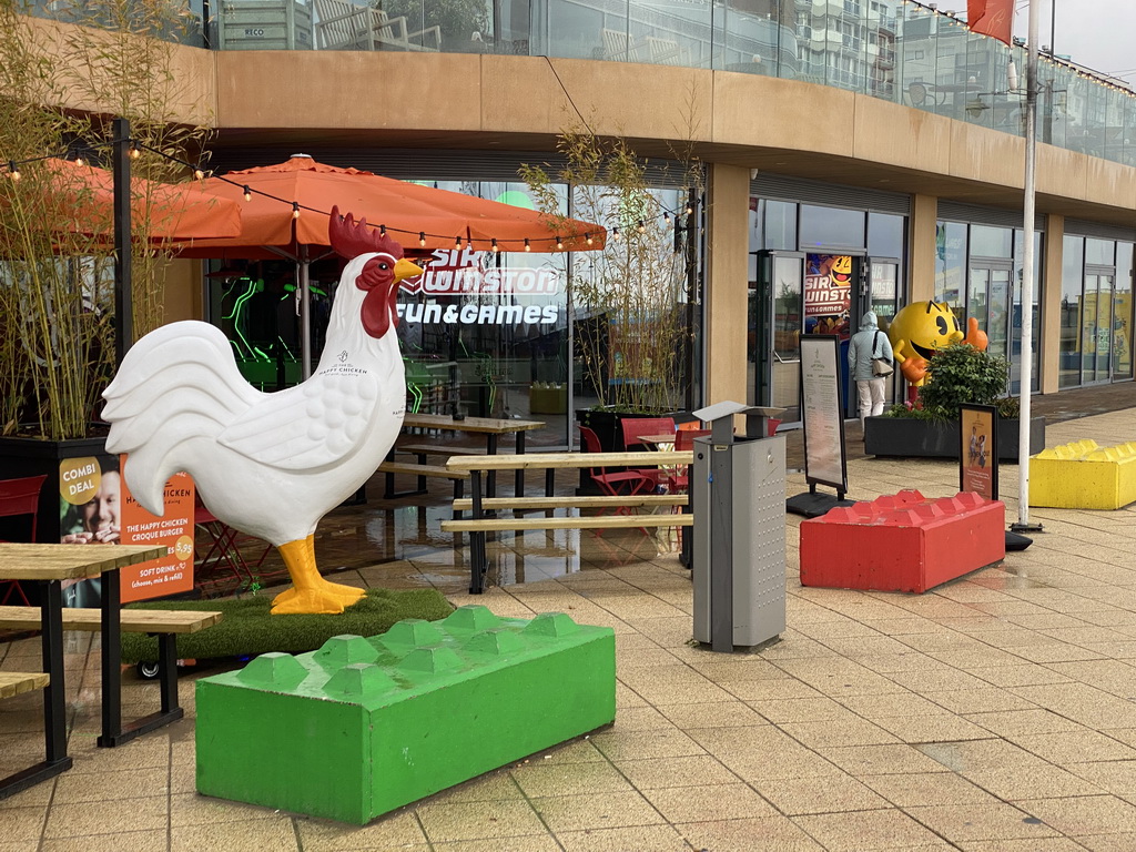 Front of the Sir Winston Fun & Games arcade at the Strandweg road