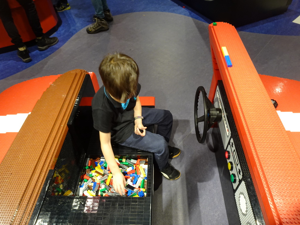 Max at the Testing Area at the Legoland Discovery Centre