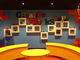 Interior of the Creative Workshop at the Legoland Discovery Centre