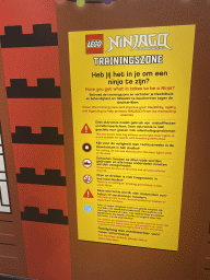 Information on the Ninjago Training Camp at the Legoland Discovery Centre