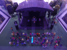 Scale model of a music festival at the The Hague Miniland at the Legoland Discovery Centre