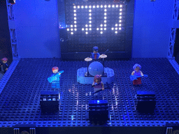 Scale model of a music festival at the The Hague Miniland at the Legoland Discovery Centre