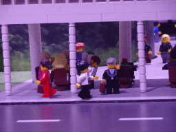 Lego mayor and other people at the The Hague Miniland at the Legoland Discovery Centre