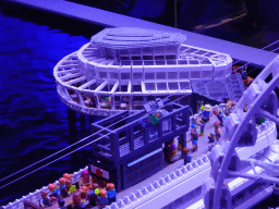 Scale model of the Pier of Scheveningen at the The Hague Miniland at the Legoland Discovery Centre