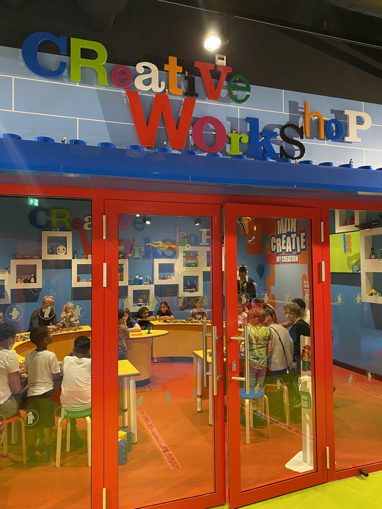 Front of the Creative Workshop at the Legoland Discovery Centre