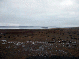 View on Þingvallavatn Lake at Þingvellir National Park, from a parking place at the west side