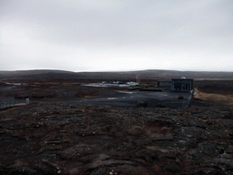 The visitor centre of Þingvellir National Park and its parking place