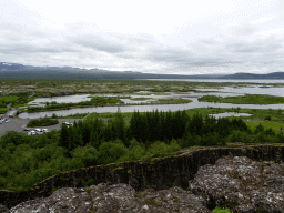 Þingvellir National Park and the north side of Þingvallavatn lake, viewed from the Hakið Viewing Point
