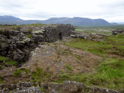 The Almannagjá Gorge at Þingvellir National Park, viewed from the Hakið Viewing Point