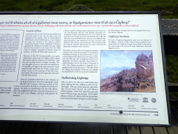 Information on the Law Rock at Þingvellir National Park