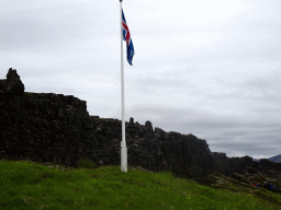 The Law Rock at the north side of the Almannagjá Gorge at Þingvellir National Park