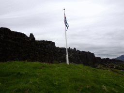 The Law Rock at the north side of the Almannagjá Gorge at Þingvellir National Park