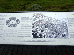 Information on the Law Council at Þingvellir National Park