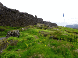 The Law Rock at the north side of the Almannagjá Gorge at Þingvellir National Park