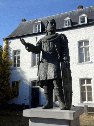 Statue of Ansfried of Utrecht at the inner square of the Thorn Abbey