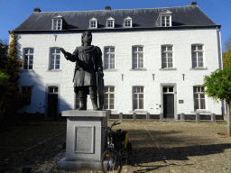 Statue of Ansfried of Utrecht at the inner square of the Thorn Abbey