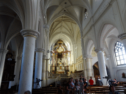 Nave, apse and main altar of the Sint-Michaëlskerk church