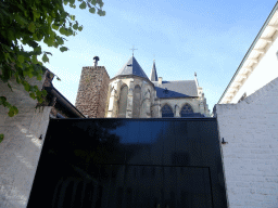 The east side of the Sint-Michaëlskerk church, viewed from the Hofstraat street